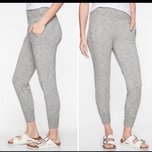 Athleta Knit Joggers Charcoal Gray Black XXS Similar to Restore‎ Style - Picture 12 of 12